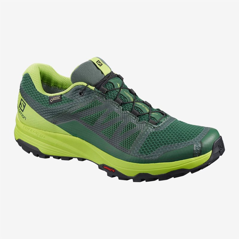 Chaussure Trail Salomon XA DISCOVERY GTX Vert Homme | FIO-4266998