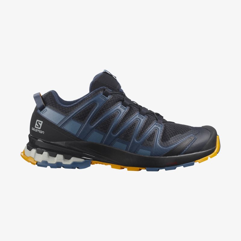 Chaussure Trail Salomon XA PRO 3D v8 Bleu Marine Homme | QKW-9384573