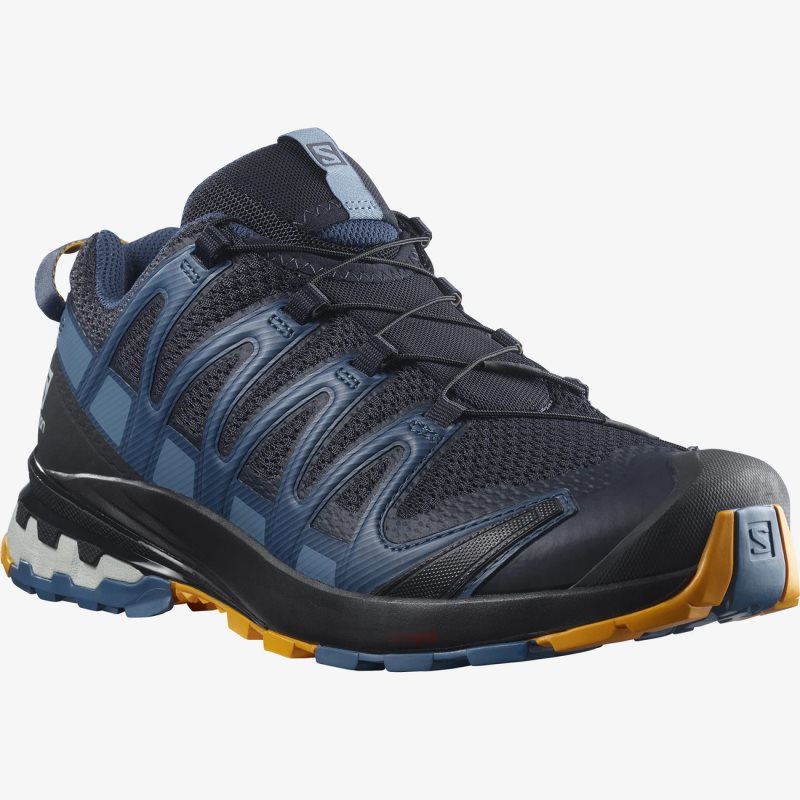 Chaussure Trail Salomon XA PRO 3D v8 Bleu Marine Homme | QKW-9384573