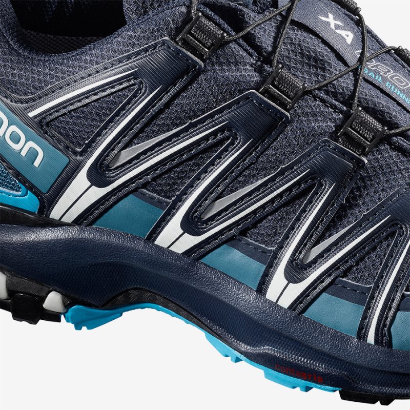 Chaussure Trail Salomon XA PRO 3D GTX Bleu Marine Homme | BXQ-9652470