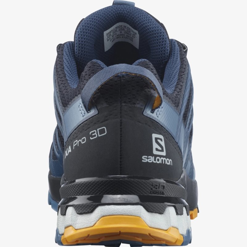 Chaussure Trail Salomon XA PRO 3D v8 Bleu Marine Homme | QKW-9384573