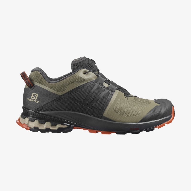 Chaussure Trail Salomon XA WILD Vert Olive/Noir Homme | SOP-7583957