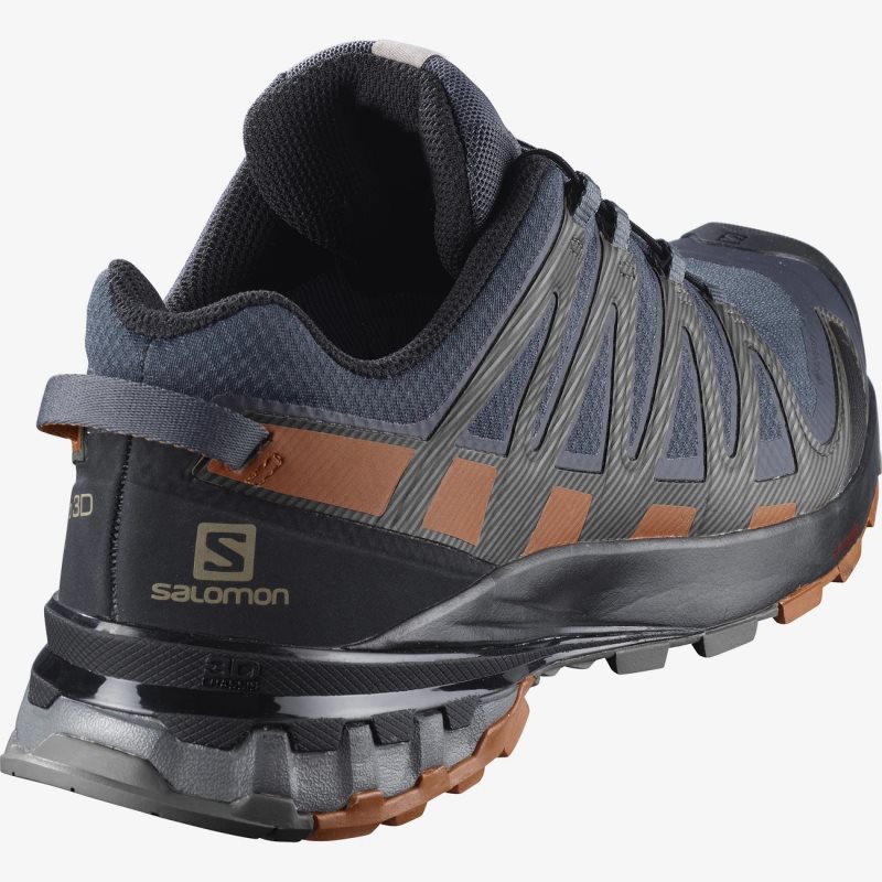 Chaussure Trail Salomon XA PRO 3D v8 GORE-TEX Bleu Marine Homme | CGF-5927534