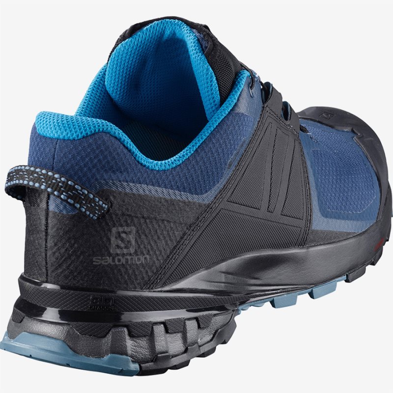 Chaussure Trail Salomon XA WILD GTX Bleu Homme | CFF-9195281