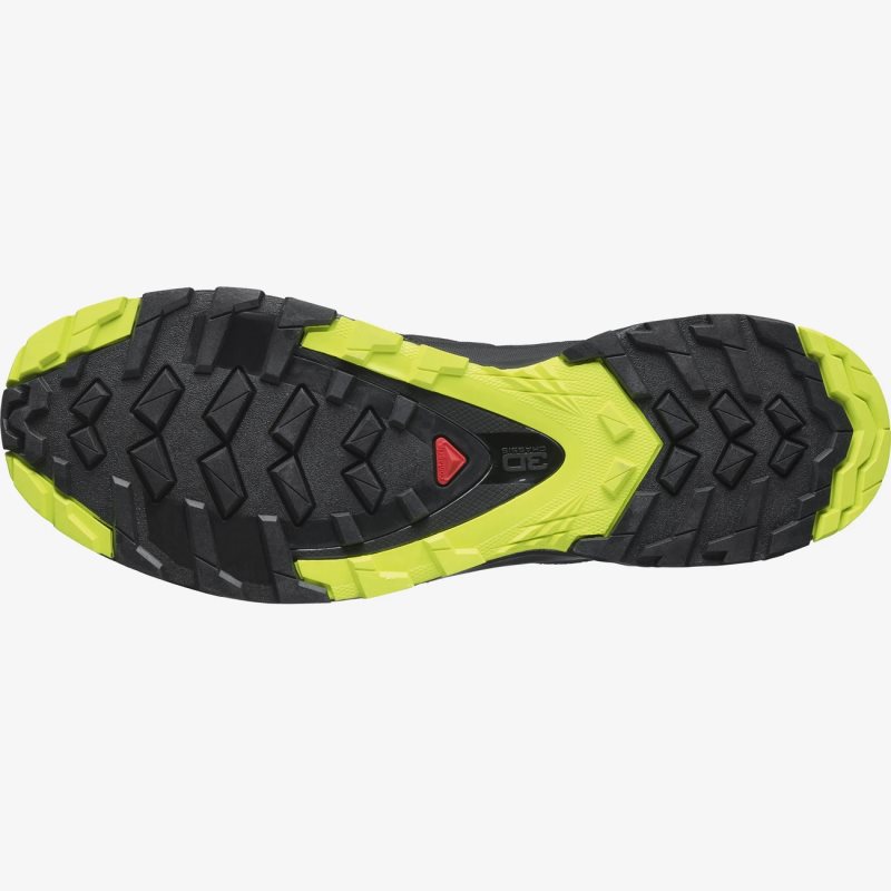 Chaussure Trail Salomon XA WILD GORE-TEX Noir/Vert Homme | NUU-2179064