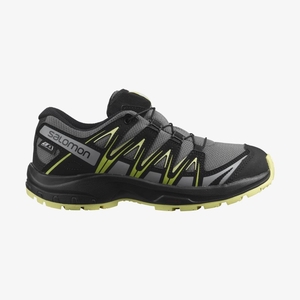 Chaussure de Randonnée Salomon XA PRO 3D CLIMASALOMON WATERPROOF Noir/Grise Enfant | MGG-6595835