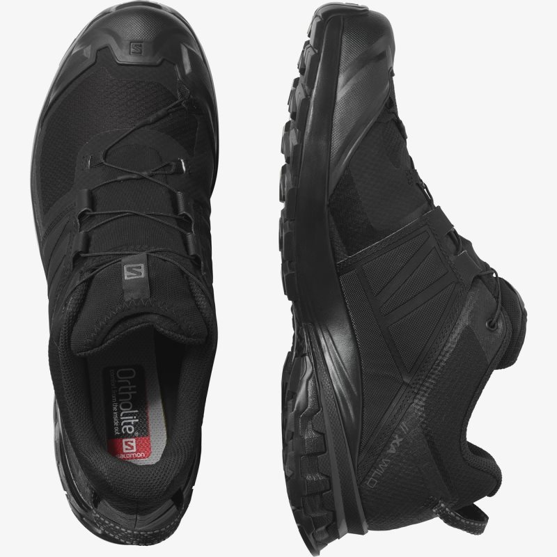 Chaussure Trail Salomon XA WILD GORE-TEX Noir Homme | VOV-8240103