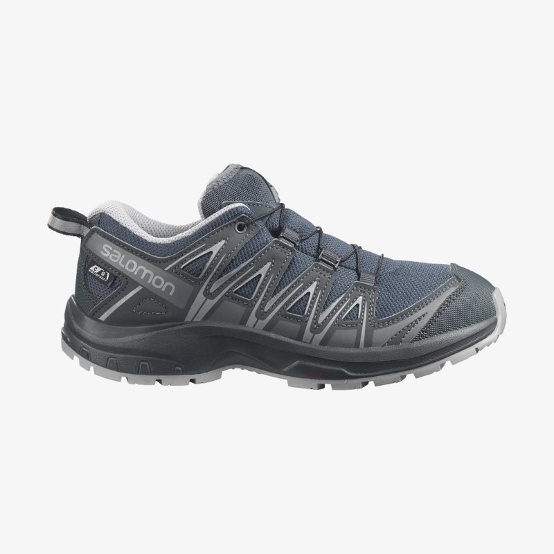 Chaussure de Randonnée Salomon XA PRO 3D CSWP NOCTURNE J Bleu Marine Enfant | LFQ-2099886