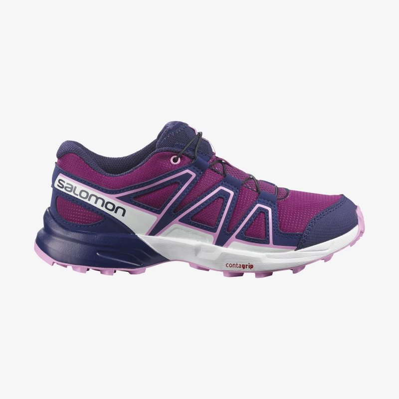 Chaussure Trail Salomon SPEEDCROSS Fushia Enfant | TSE-9716890