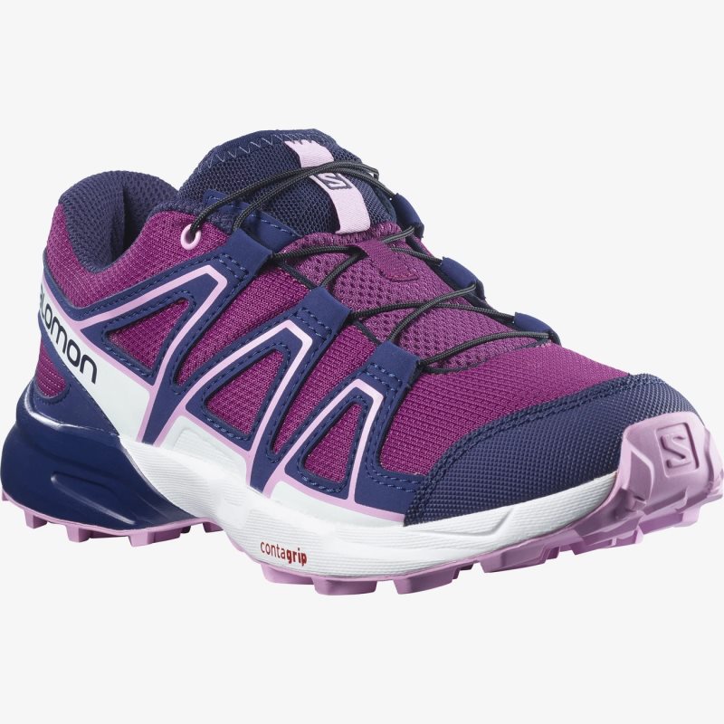 Chaussure Trail Salomon SPEEDCROSS Fushia Enfant | TSE-9716890