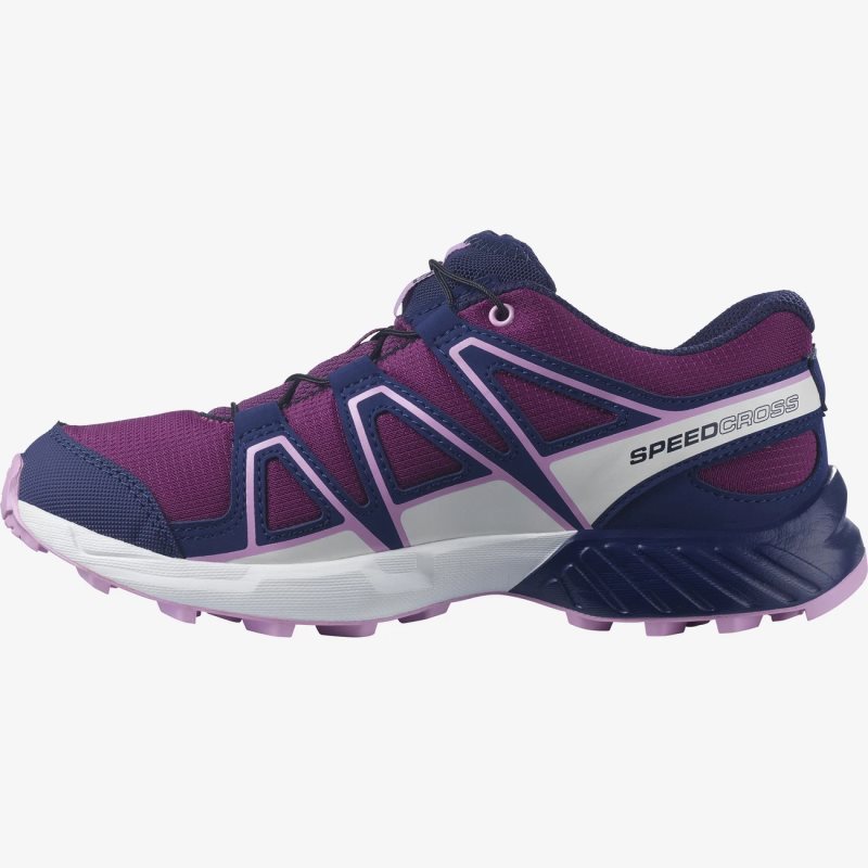 Chaussure Trail Salomon SPEEDCROSS Fushia Enfant | TSE-9716890