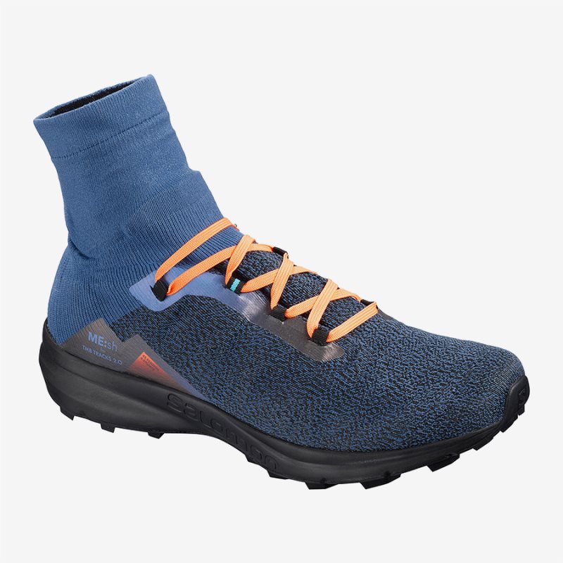 Chaussure Trail Salomon TMB TRACKS 2.0 L Bleu Marine Homme | OCW-1265114