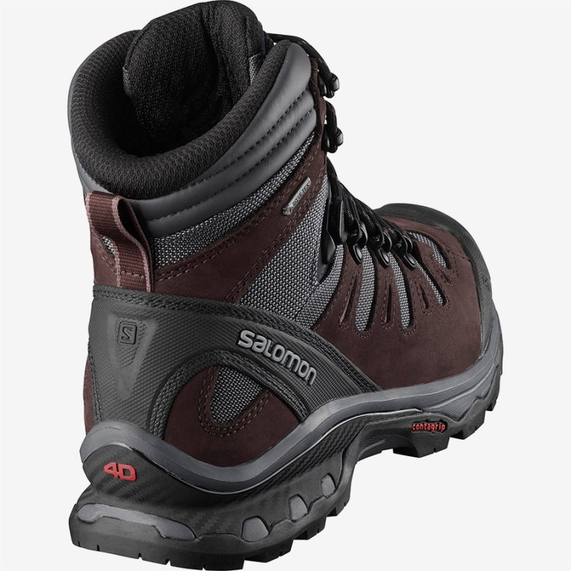 Chaussure de Randonnée Salomon QUEST 4D 3 GTX W Chocolat Femme | VGO-3681330