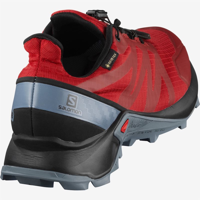 Chaussure Trail Salomon SUPERCROSS GTX Rouge Homme | BKY-4281746