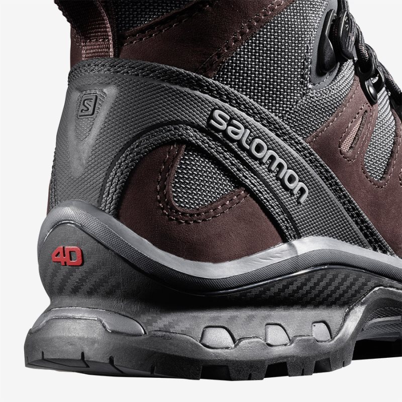 Chaussure de Randonnée Salomon QUEST 4D 3 GTX W Chocolat Femme | VGO-3681330