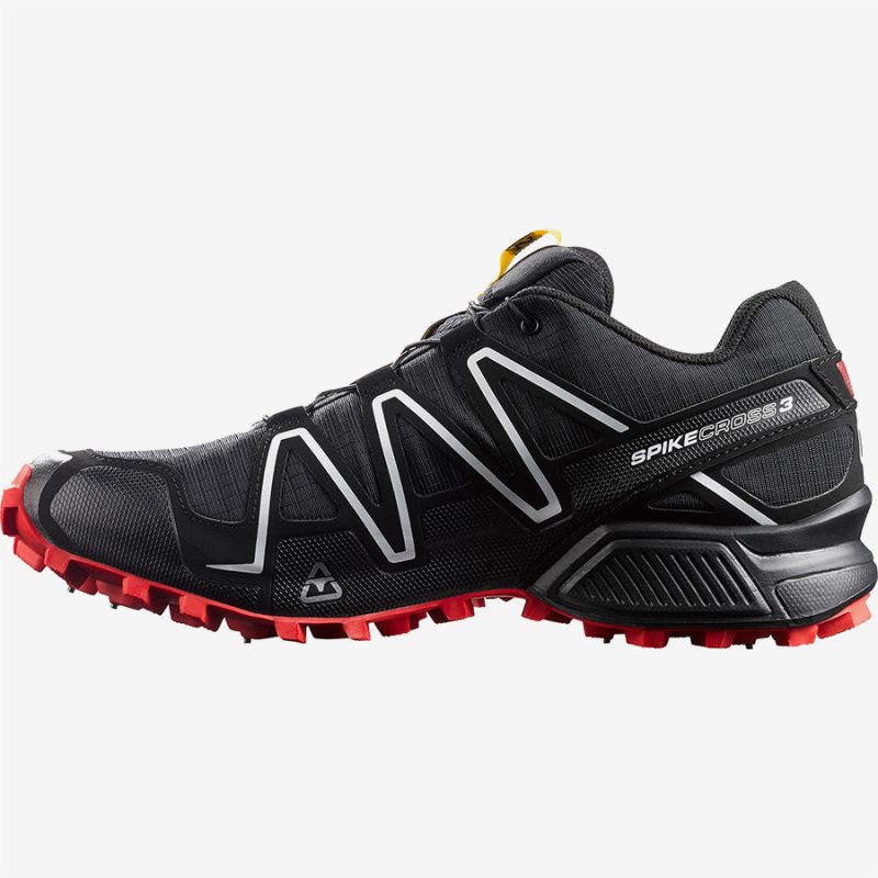 Chaussure Trail Salomon SPIKECROSS 3 CS Noir Homme | QPK-9552527